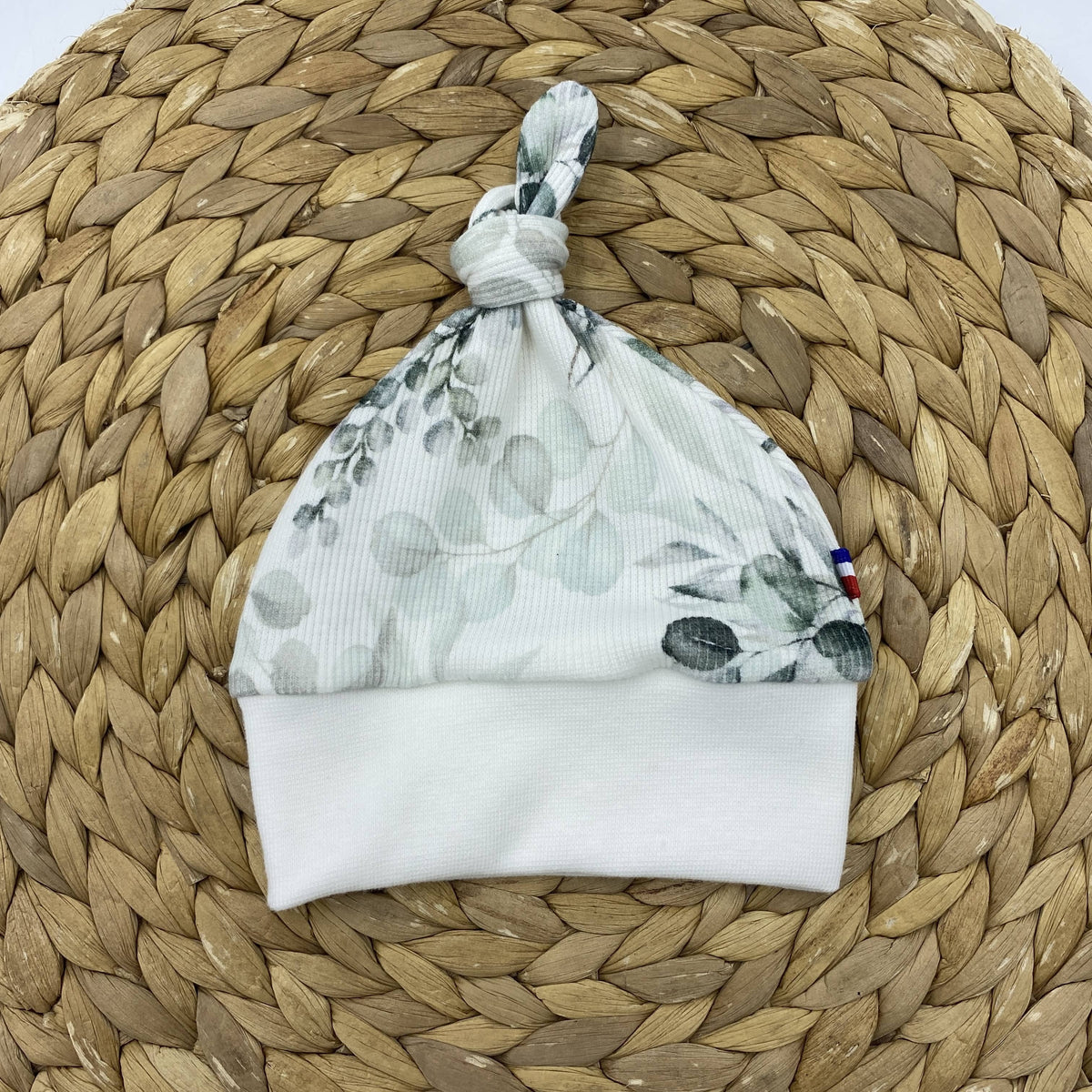 Bonnet avec noeud décoratif bébé et enfant Made In France