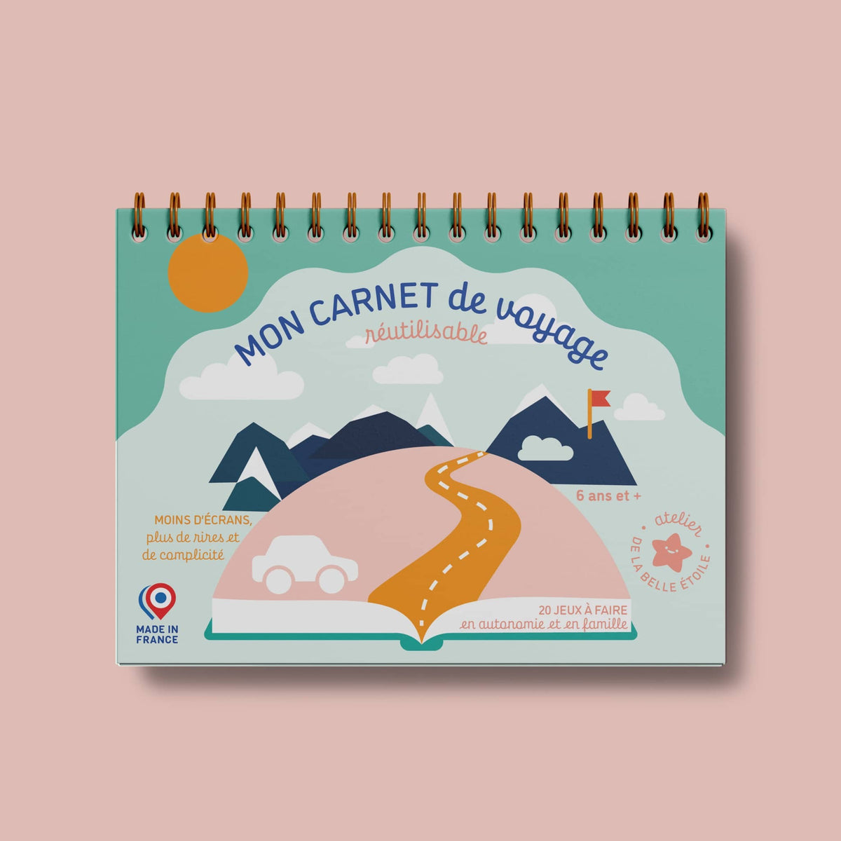 Carnet de voyage réutilisable pour enfant