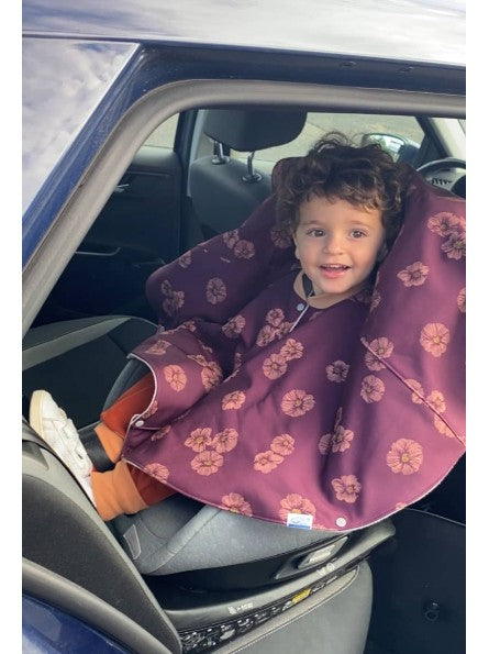 Poncho avec ouverture spécial voiture approuvé par Sécurange - Simon