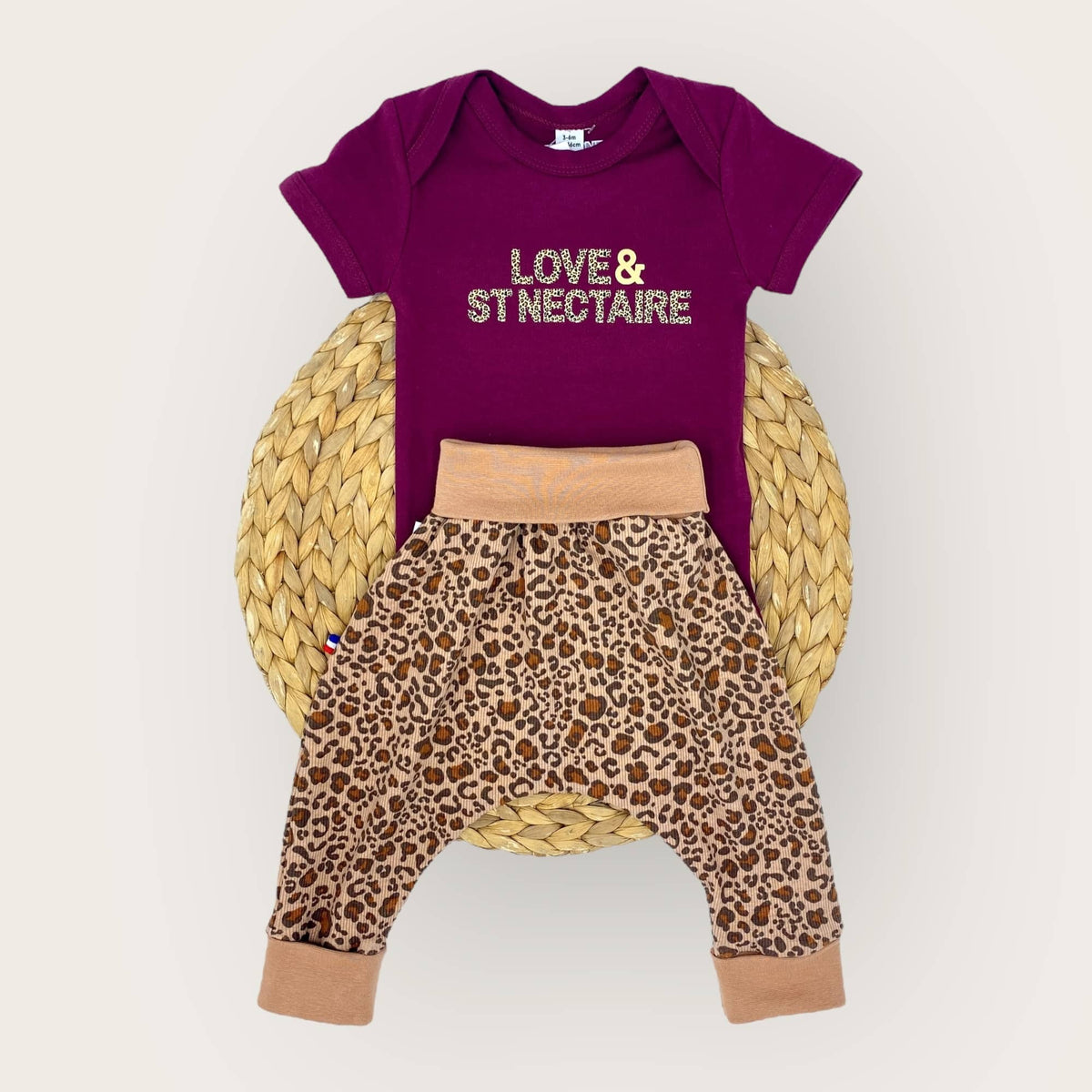 Sarouel bébé léopard cousu à Clermont-Ferrand