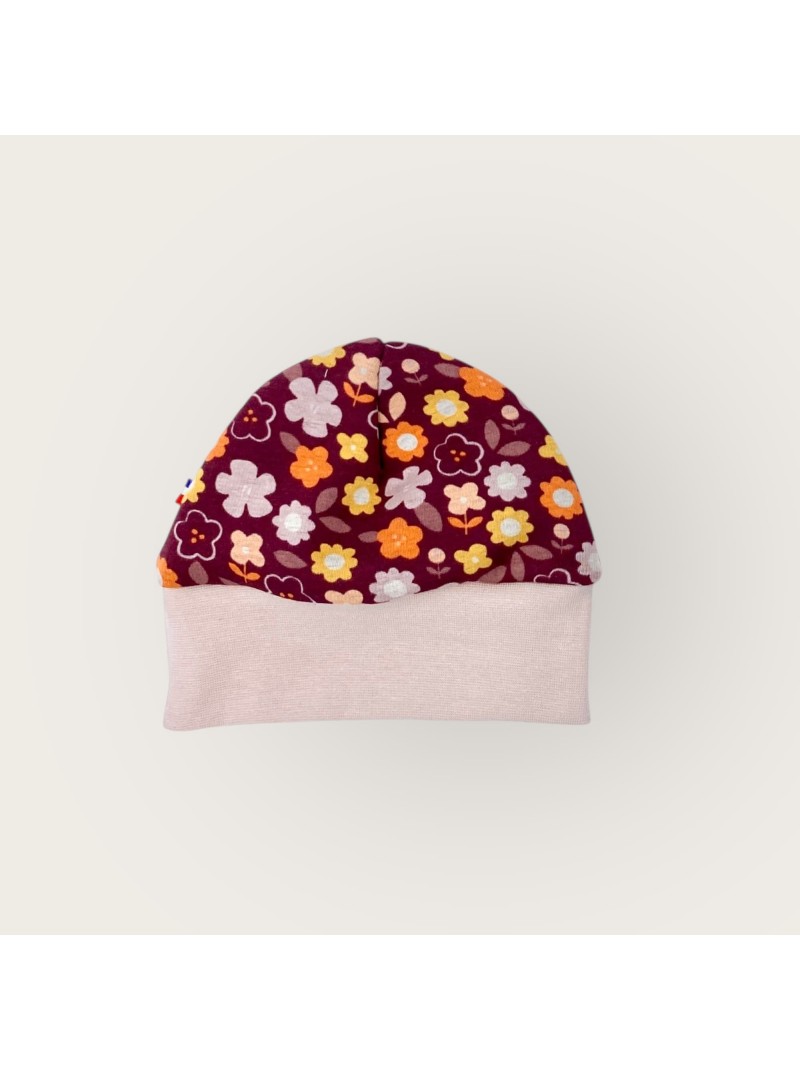 Bonnet tissu chaud pour bébé