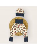 Bonnet chaud bébé molletonné, confection artisanale française