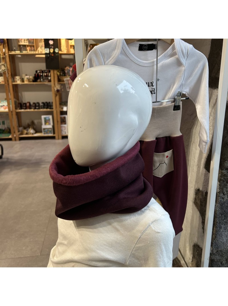 Snood bébé chaud, fabriqué en France