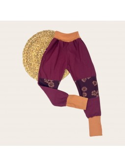 Pantalon évolutif genoux renforcés pour bébés, enfants, fait main