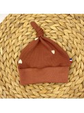 Bonnet enfant avec nœud décoratif, création artisanale