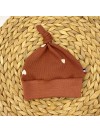 Bonnet enfant avec nœud décoratif, création artisanale