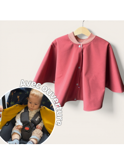 Poncho avec ouverture...