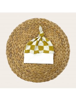 Bonnet enfant avec nœud décoratif, création artisanale