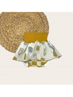 Bloomer avec jupette bébé fait en France