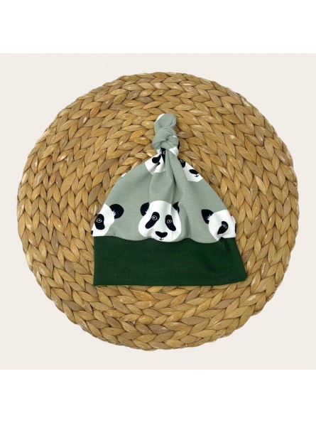 Bonnet enfant avec nœud décoratif, création artisanale
