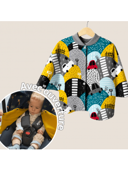 Poncho avec ouverture...