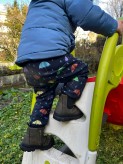Pantalon bébé extérieur robuste, création artisanale