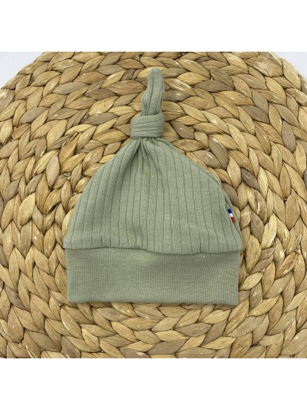 Bonnet avec noeud  décoratif bébé et enfant Made In France