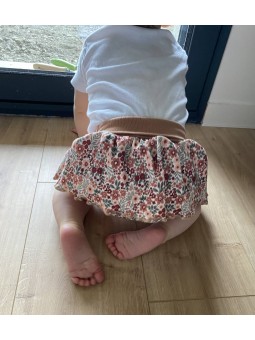 Bloomer avec jupette bébé fait en France