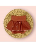 Bloomer avec jupette bébé fait en France