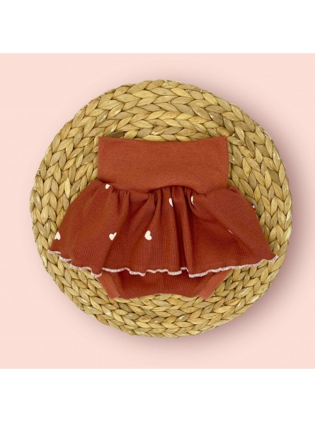 Bloomer avec jupette bébé fait en France