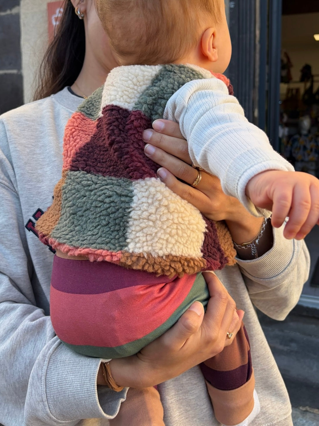 Gilet de berger bébé - Luce