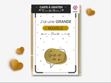 Annonce grossesse mamie – Carte à gratter