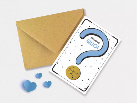 Annonce grossesse papa – Carte à gratter