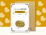 Annonce grossesse papy – Carte à gratter