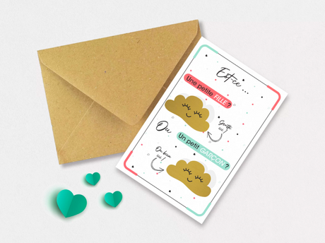 Annonce sexe bébé garçon – carte à gratter
