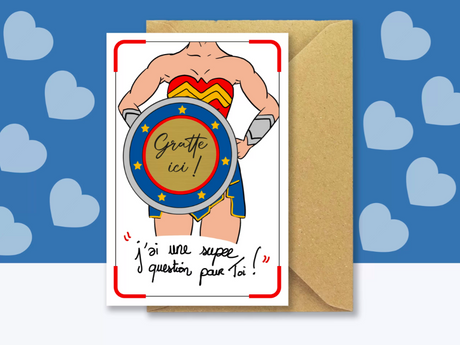 Annonce super marraine – carte à gratter