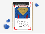 Annonce super parrain – carte à gratter