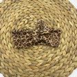 Bandeau réglable léopard côtelé – création française