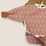 Bavoir à manches imperméable triangles