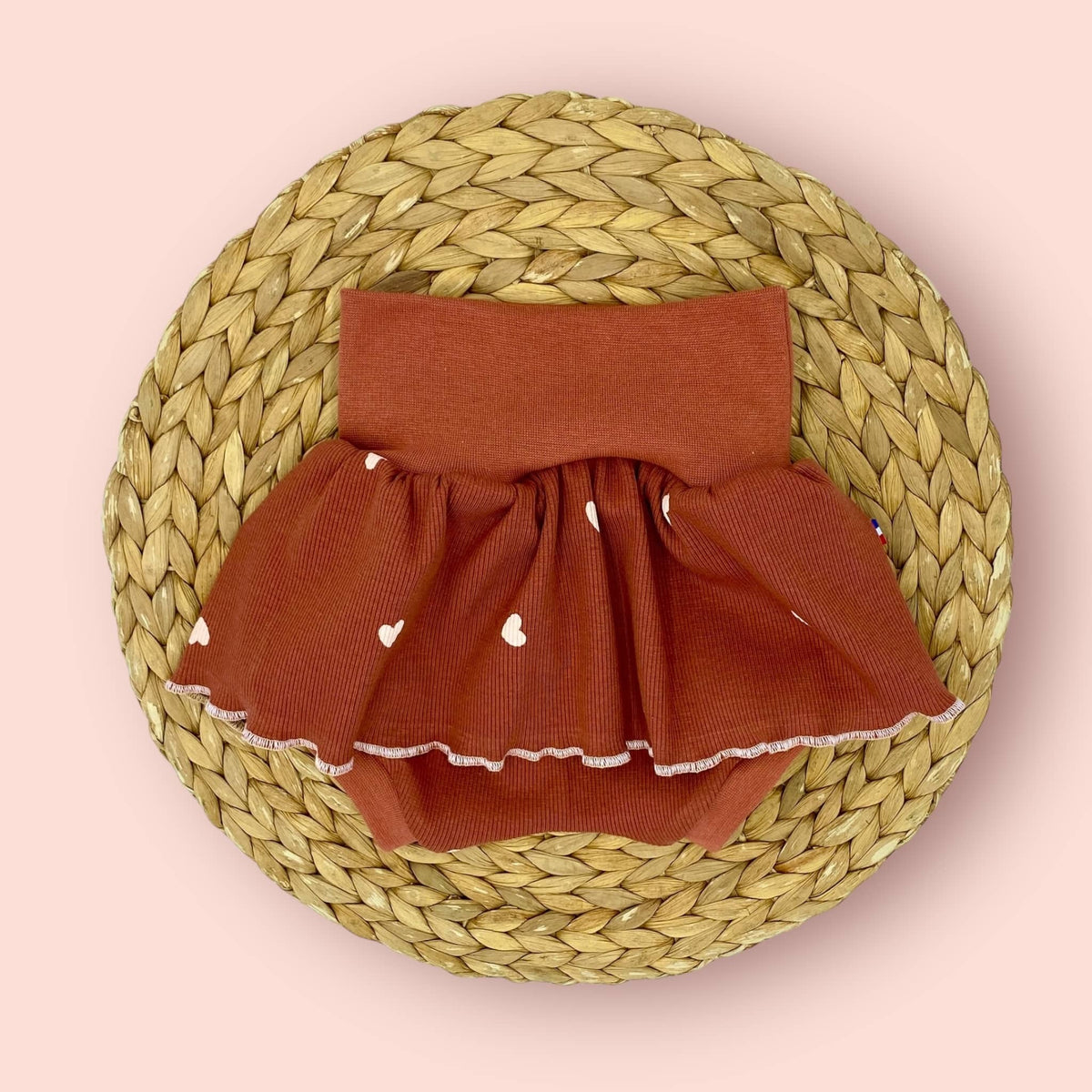 Bloomer avec jupette bébé fait en France