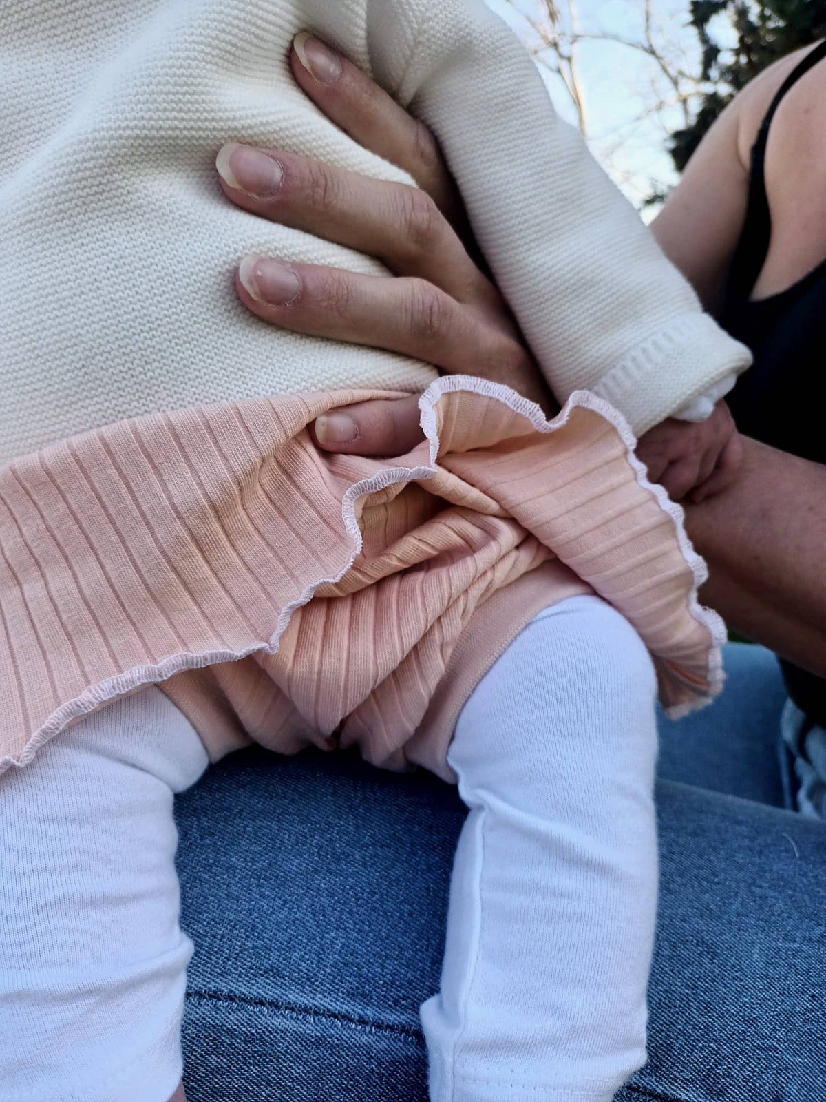 Bloomer avec jupette bébé fait en France