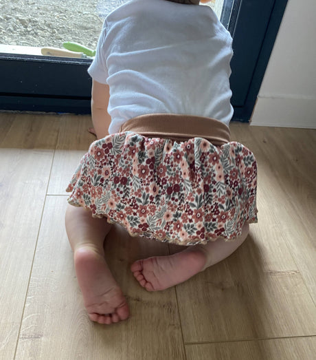 Bloomer avec jupette bébé fait en France