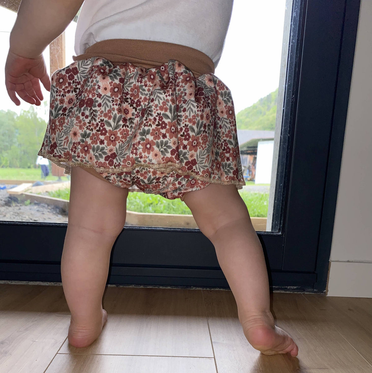 Bloomer avec jupette bébé fait en France