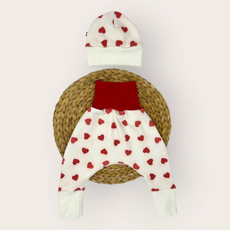 Bonnet molleton chaud pour bébé, fait main en France