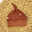 Bonnet enfant avec nœud décoratif, création artisanale