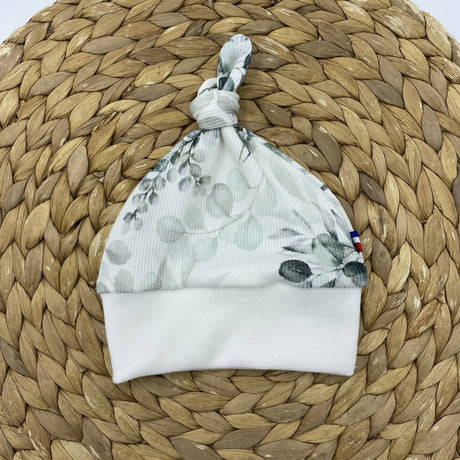 Bonnet avec noeud décoratif bébé et enfant Made In France