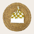 Bonnet enfant avec nœud décoratif, création artisanale