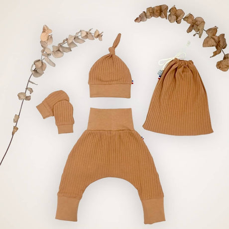 Bonnet avec noeud décoratif bébé et enfant Made In France