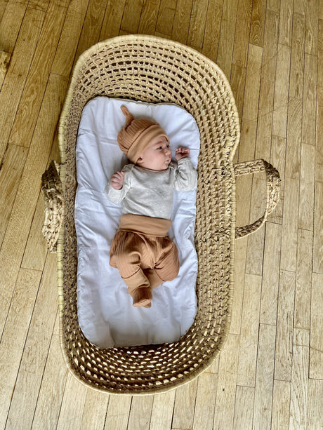 Bonnet avec noeud décoratif bébé et enfant Made In France