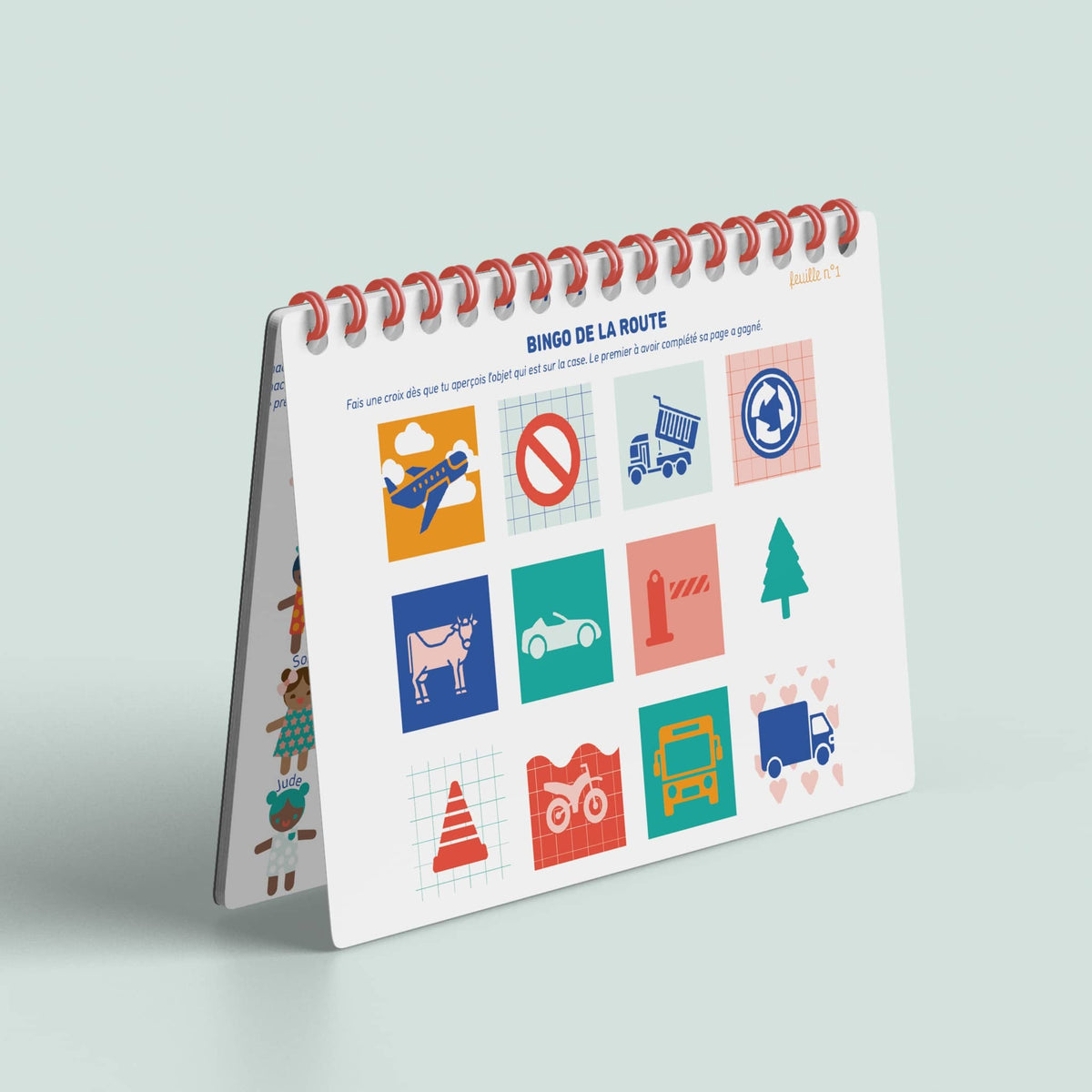 Carnet de voyage réutilisable pour enfant
