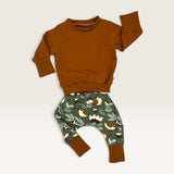 Pull évolutif bébé et enfant - Caramel