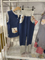 Sarouel, body et gilet évolutifs bébé, doux, extensibles et pratiques, made in France.