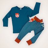 Pantalon évolutif effet jean Côme