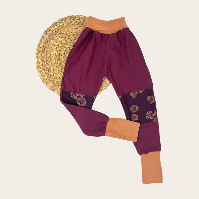 Pantalon évolutif genoux renforcés pour bébés, enfants, fait main