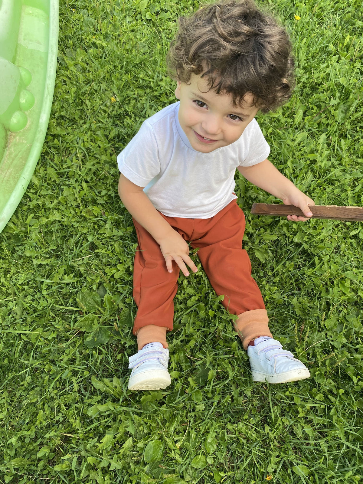 Pantalon outdoor bébé résistant, fabriqué en France