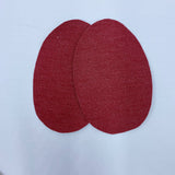 Patchs genoux pour pantalon bébé, fabrication artisanale Les Mômes des Dômes