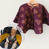 Poncho de voiture pour bébé, sécurisé et confortable. Made in France.
