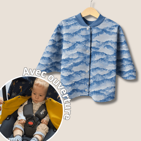 Poncho avec ouverture spécial voiture approuvé par Sécurange - Everest