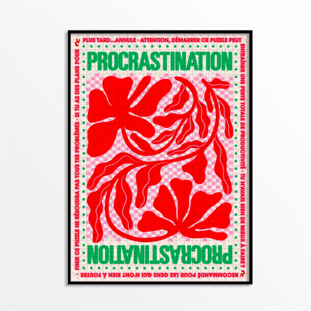Procrastination - Puzzle 1000 pièces