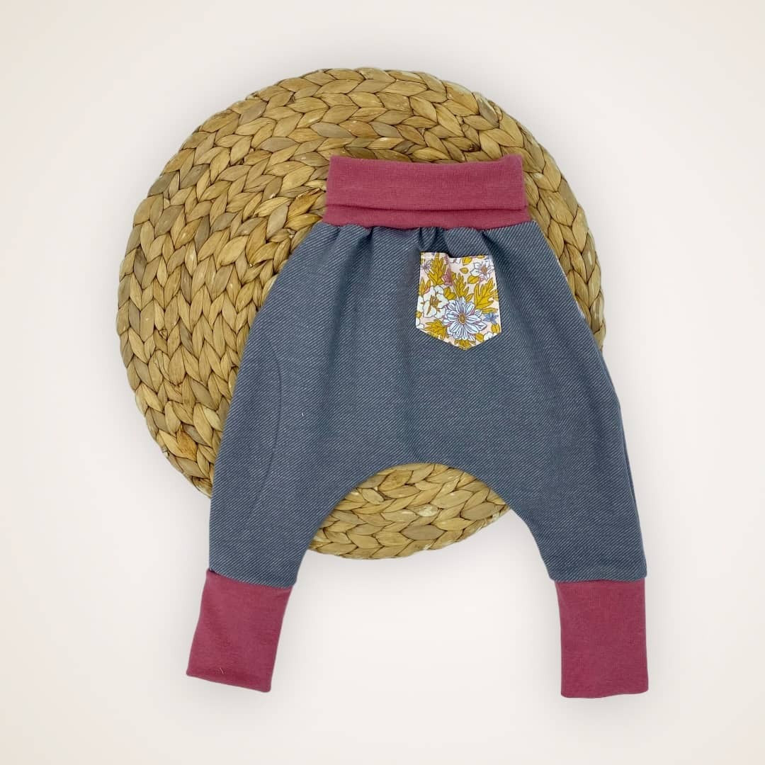 Sarouel bébé évolutif, pantalon doux et pratique